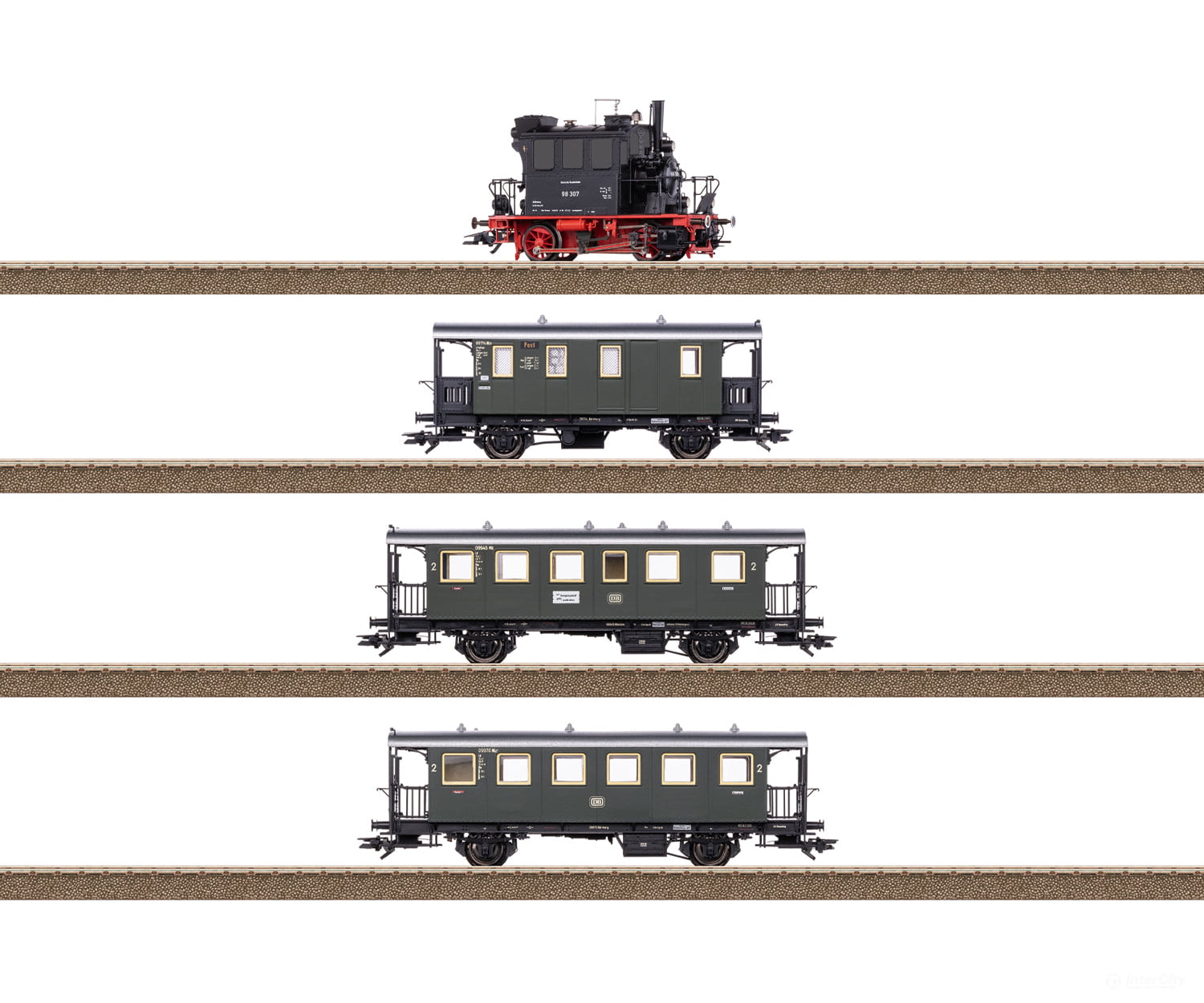 Trix 21229 HO DB ’Spalter Bockl’ Train Set MFX DCC/Sound (MHI Exclusive Item) European Locomotives