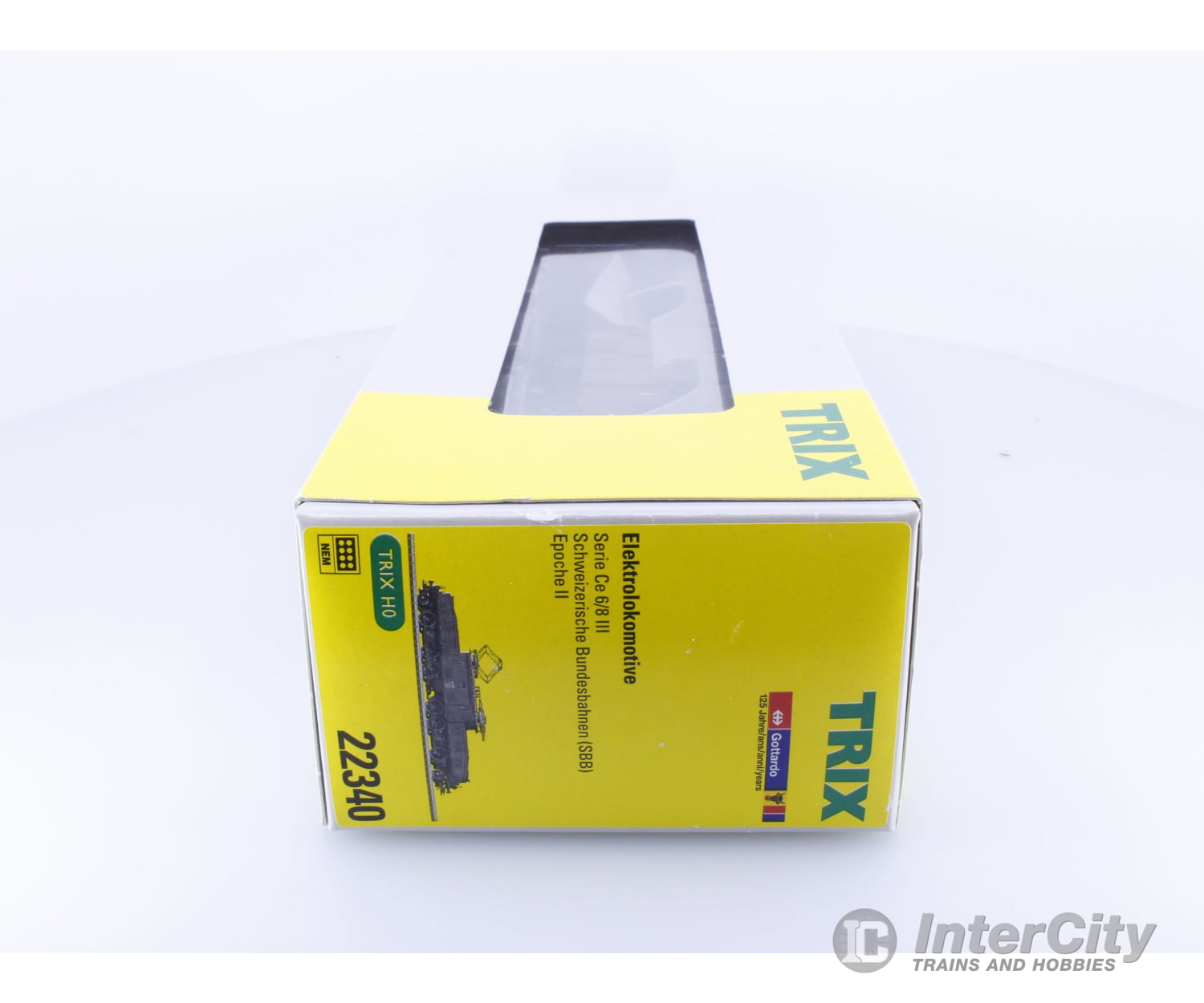 Trix 22340 HO SBB-CFF-FFS CE 6/8 Krokodil Gottardo 125 Jahre E-Lok 14308 DCC Ready European Locomotives