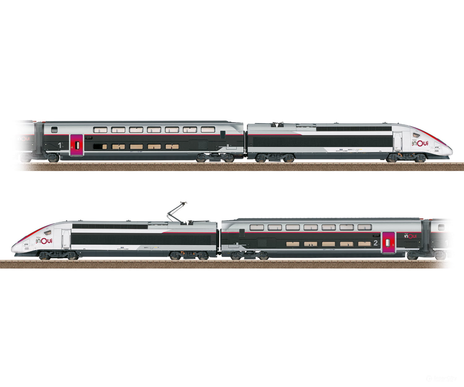 Trix 22482 HO SNCF TGV INOUI High-Speed Train MFX DCC/Sound European Locomotives