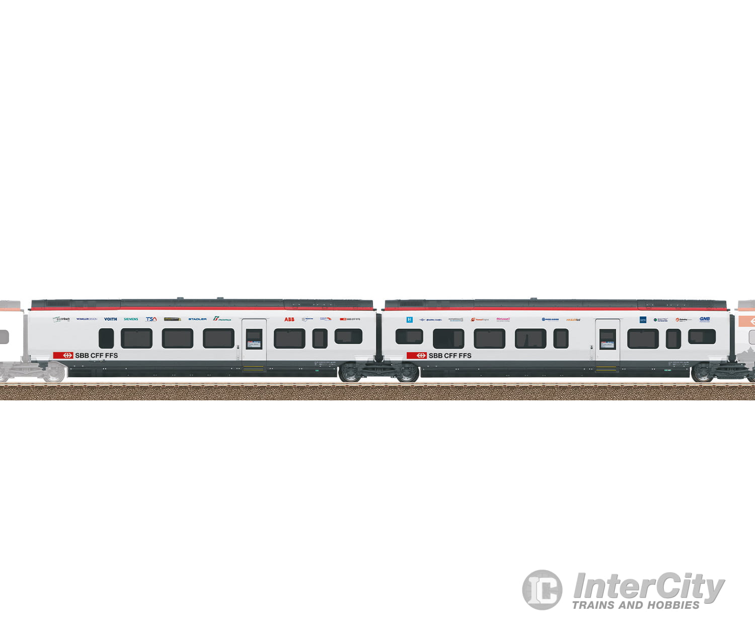 Trix 23285 Ho Add-On Car Set 2 For The Class Rabe 501 Giruno European Locomotives