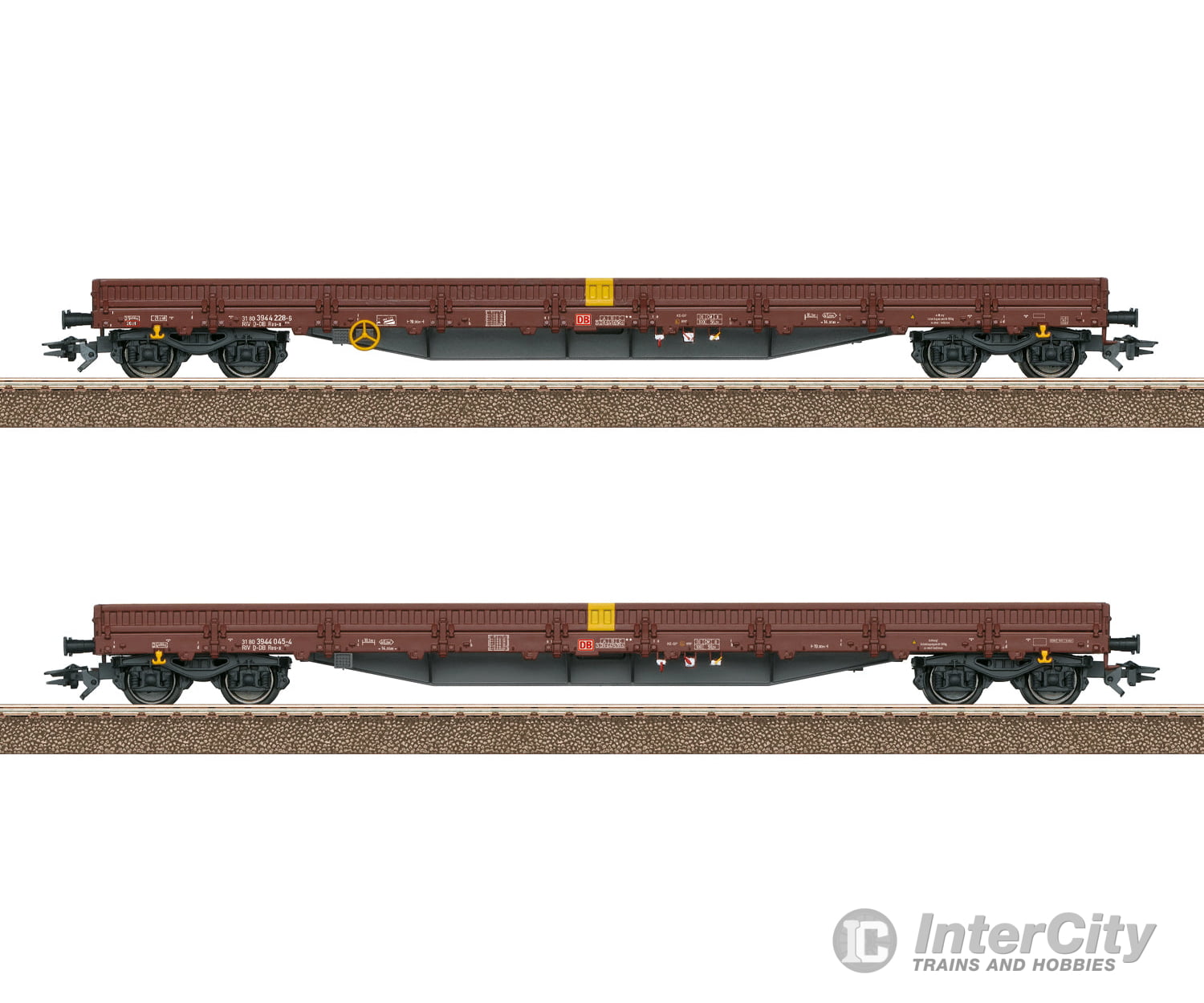 Trix 24431 HO DB AG Type Res-x Low-Sided Car Set European Freight Cars