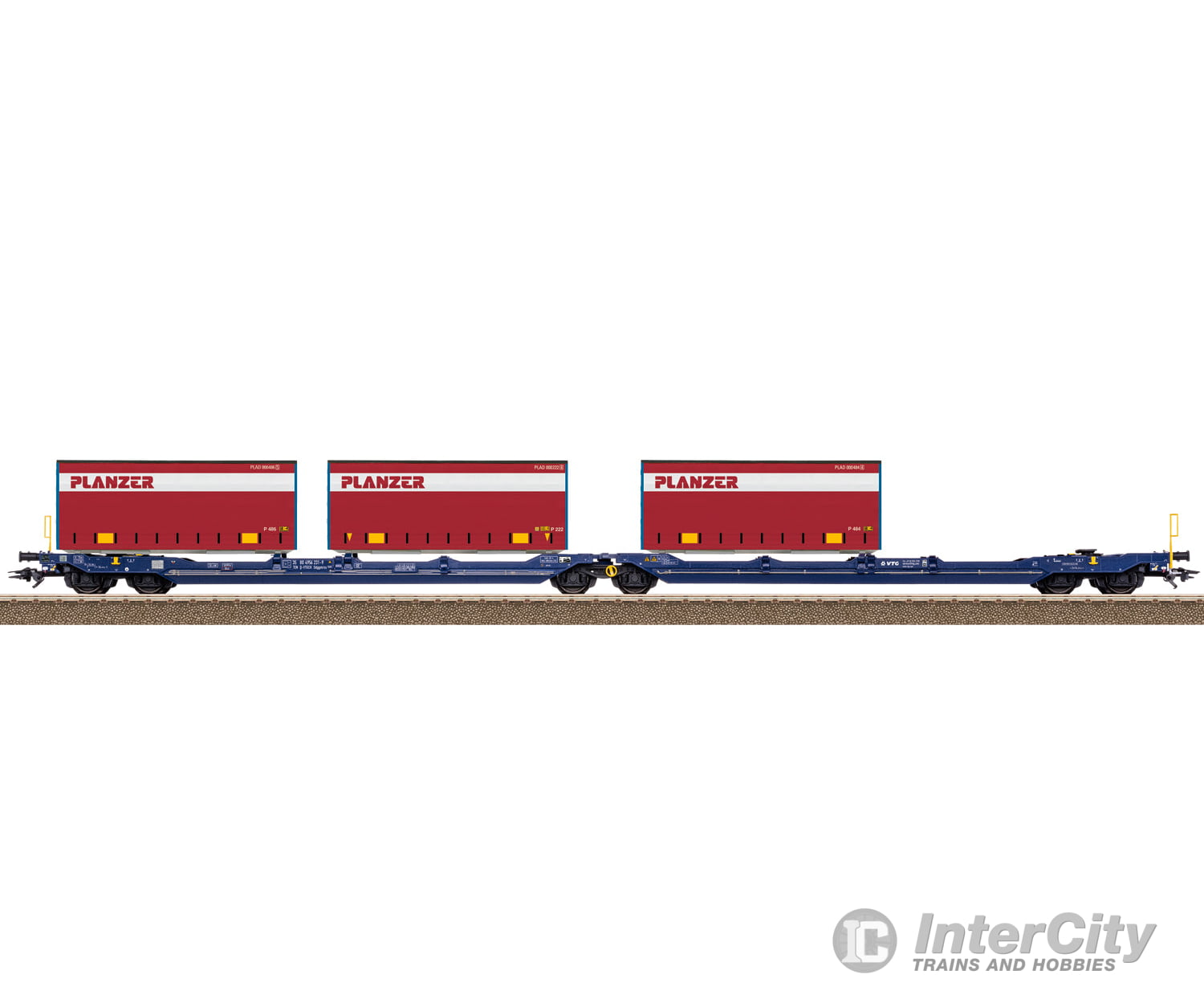 Trix 24474 HO Type Sdggmrss Double Pocket Car European Freight Cars