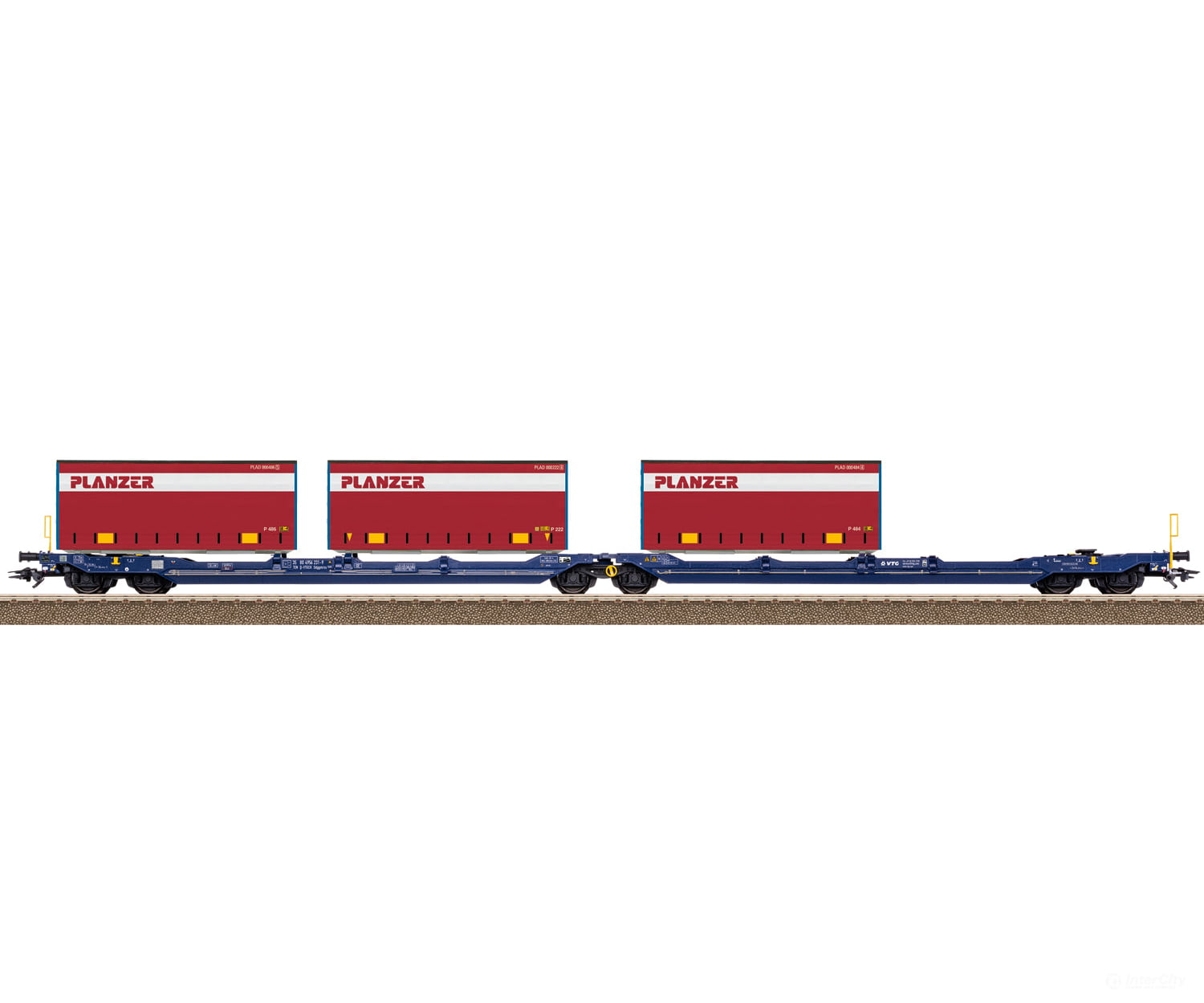 Trix 24474 HO Type Sdggmrss Double Pocket Car European Freight Cars
