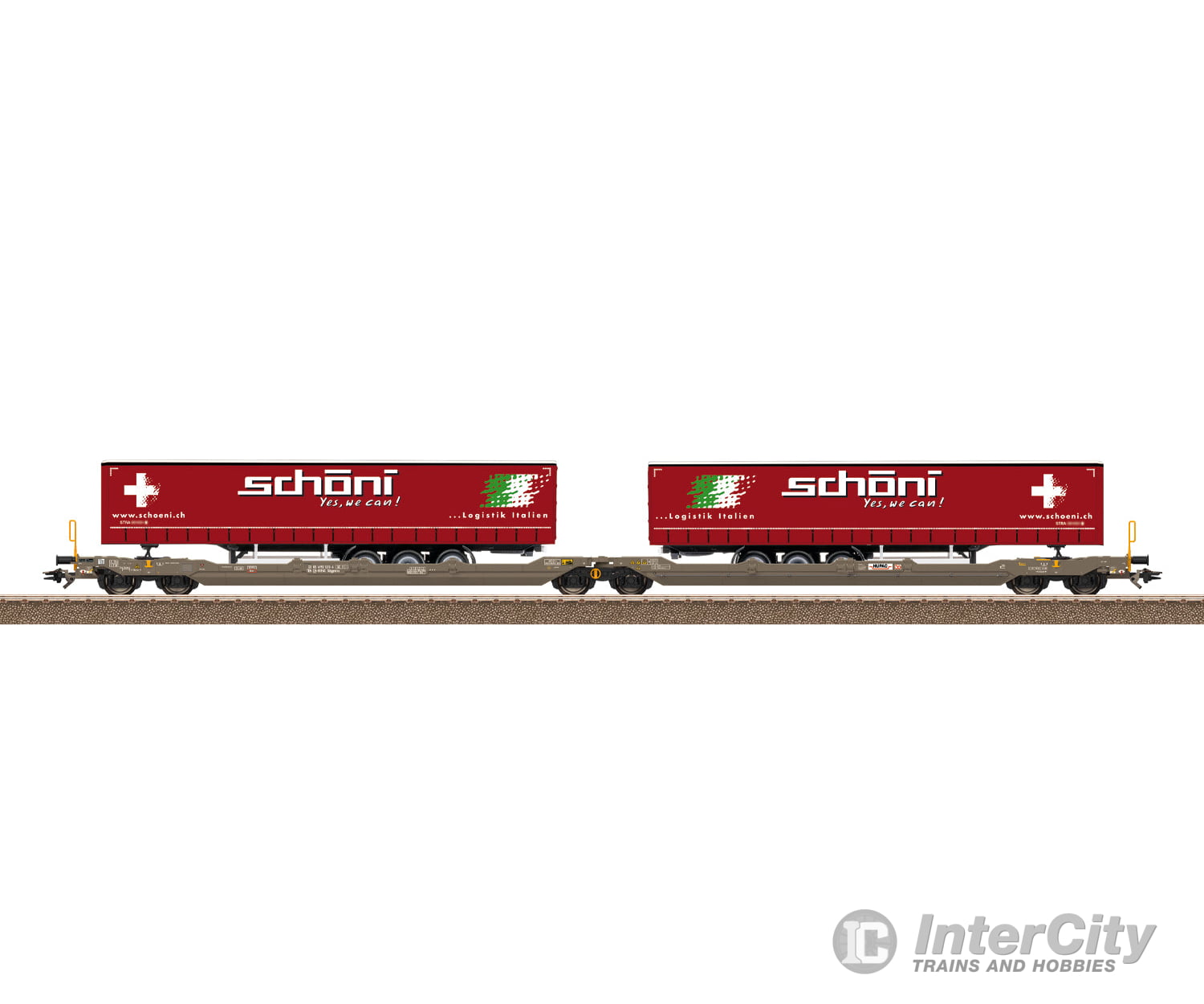 Trix 24475 HO Type Sdggmrss Double Pocket Car European Freight Cars