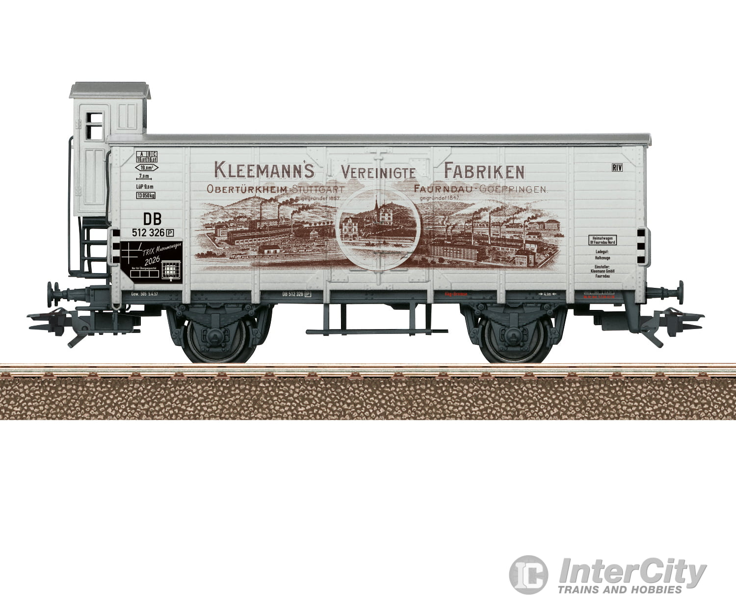 Trix 24726 HO DB Trix H0 Museum Car Set for 2026 European Freight Cars