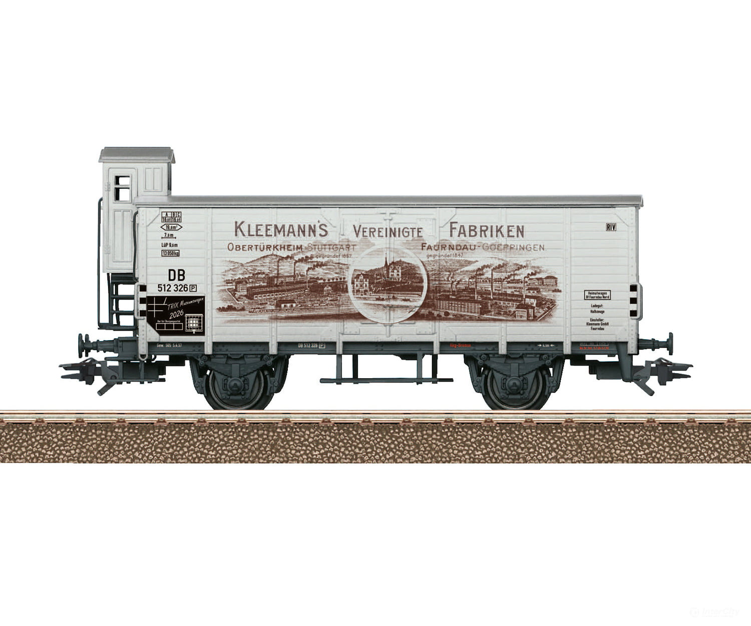 Trix 24726 HO DB Trix H0 Museum Car Set for 2026 European Freight Cars