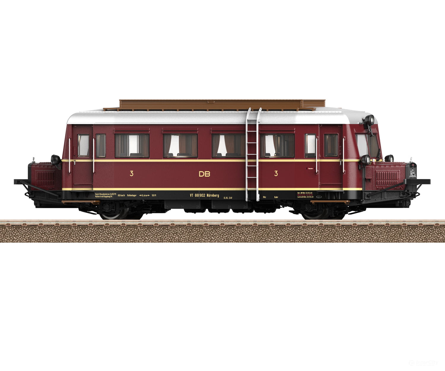Trix 25135 Ho Class Vt 88.9 Diesel Powered Rail Car - The ’Pig’s Snout’ Mfx Dcc/Sound