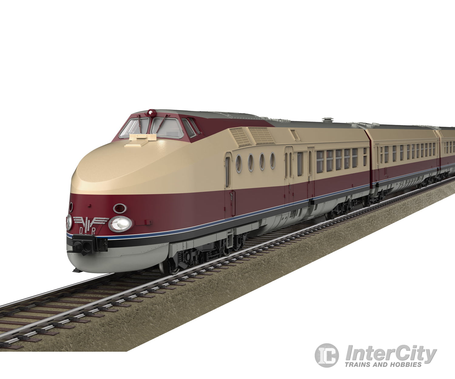 Trix 25175 HO DR Class VT 18.16 Diesel Express Powered Rail Car Train MFX DCC/Sound European Locomotives