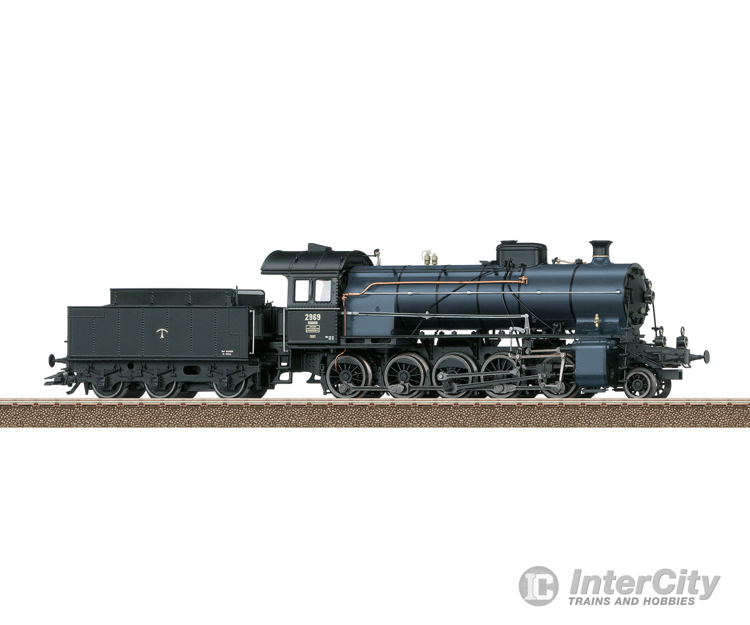 Trix 25254 Ho Class C 5/6 ’Elephant’ Steam Locomotive With A Tender European Locomotives