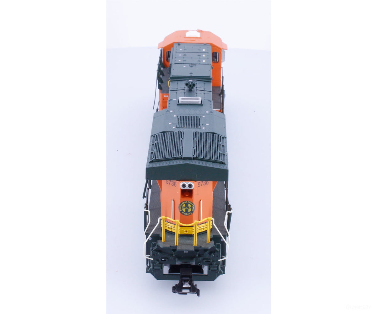 Trix 25447 HO GE ES44AC Diesel Locomotive with MFX and Smoke Burlington Northern Santa Fe (BNSF) 5736 DCC & Sound
