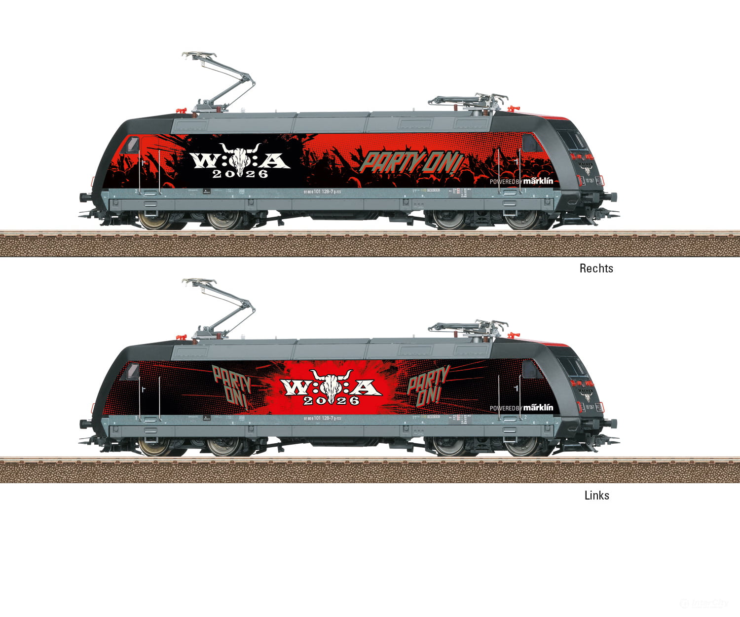 Trix 25476 HO Class 101 W:O:A® Electric Locomotive MFX DCC/Sound - European Locomotives