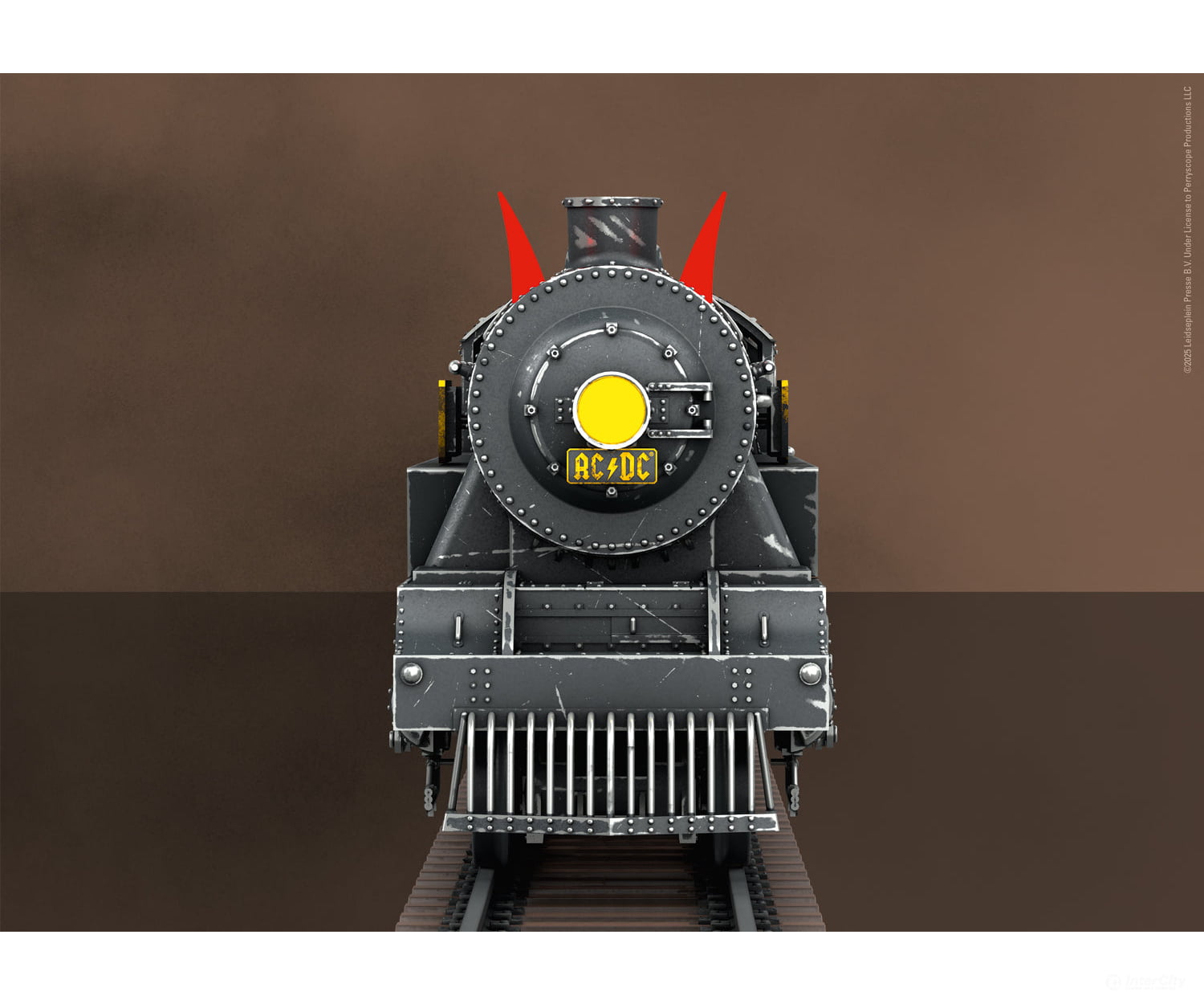 Trix 25492 HO AC/DC ’Black Ice’ Steam Locomotive with a Tender (2-Rail DCC MFX w.Sound) European Locomotives