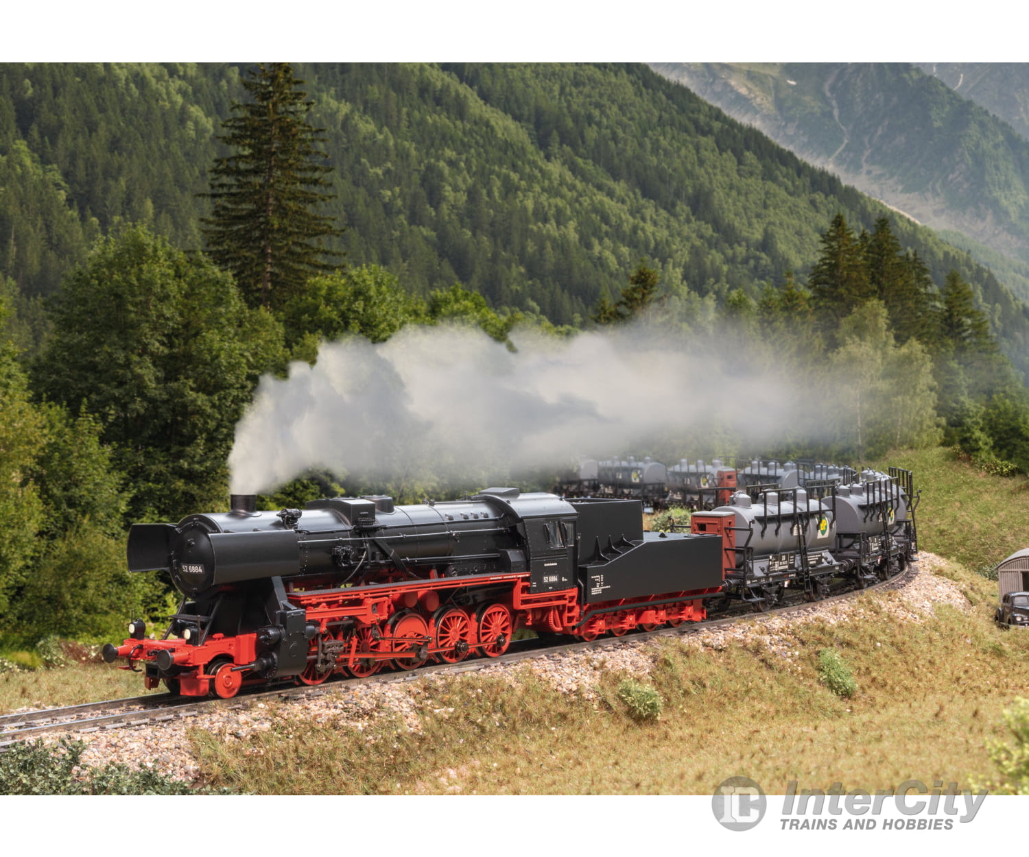 Trix 25535 HO DB Class 52 Steam Locomotive MFX DCC/Sound European Locomotives