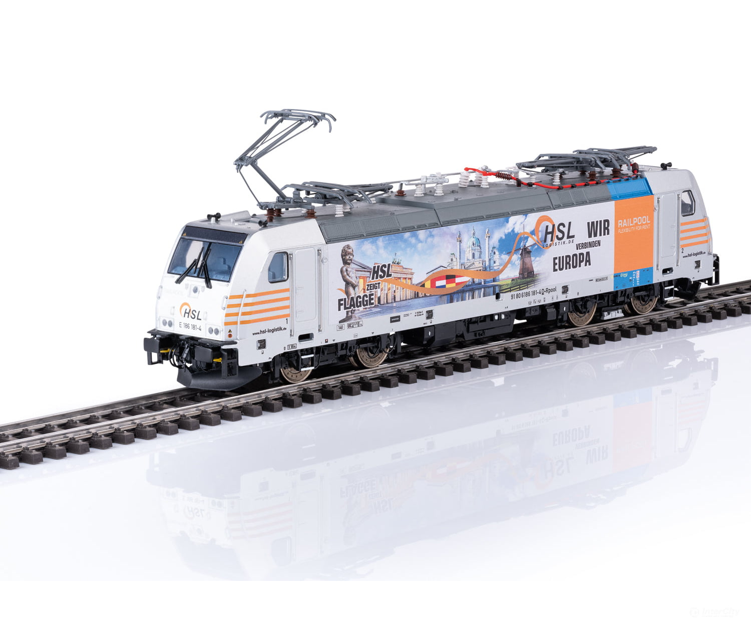 Trix 25803 Ho Class 186 Electric Locomotive Mfx Dcc/Sound European Locomotives
