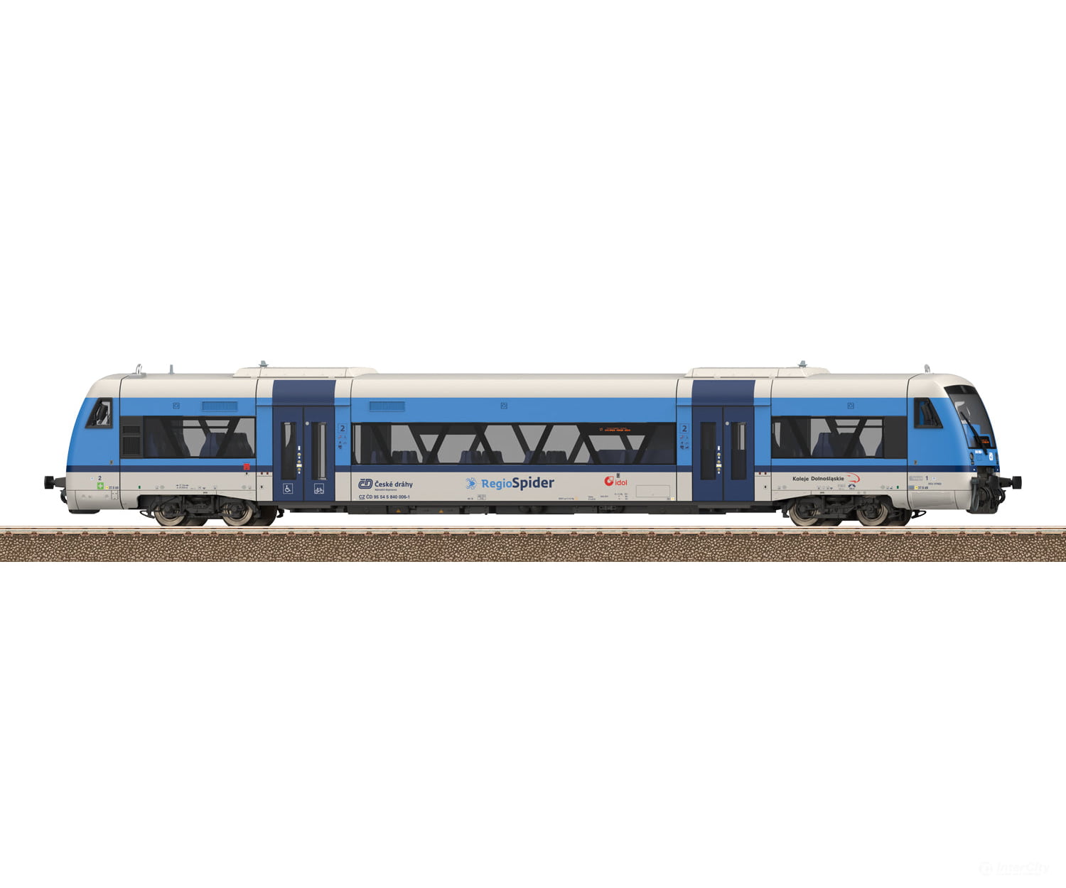 Trix 25967 Ho Regio Shuttle Rs1 Class 840 Diesel Powered Rail Car Mfx Dcc/Sound European Locomotives