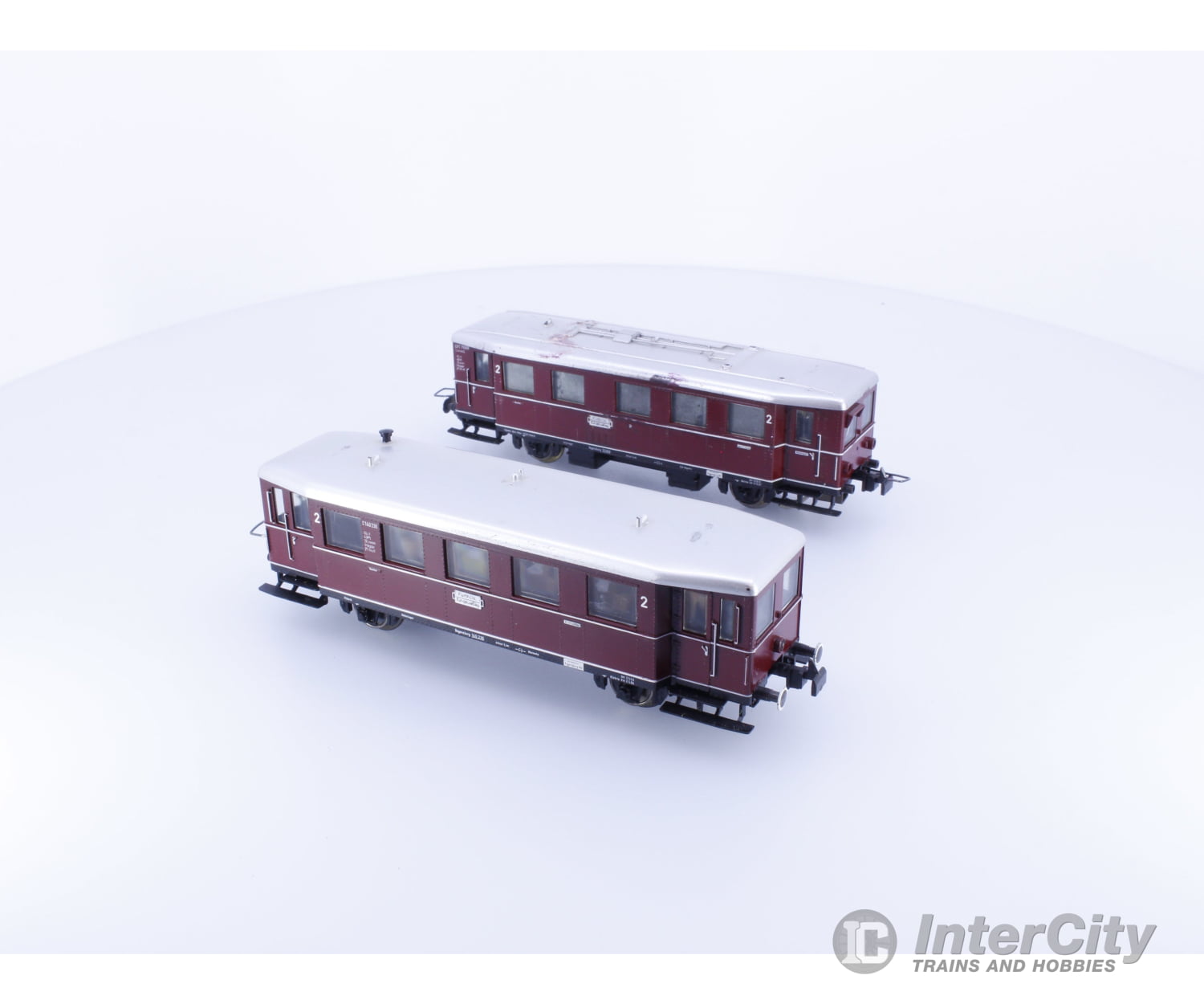 Trix 53227000 HO DB 3 Rail DC Rail Bus and Trailing Car Analog DC European Locomotives
