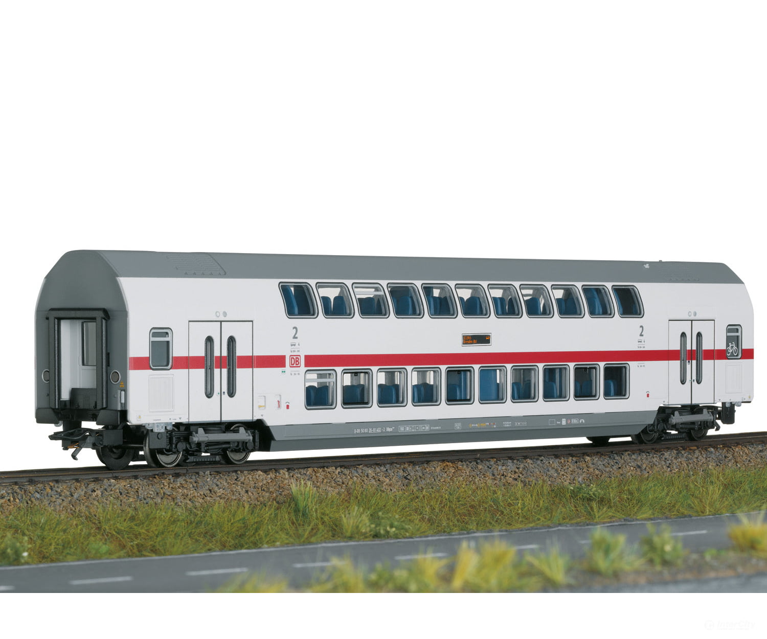 Trix 23254 IC2 Type DBpza 682.2 Bi-Level Intermediate Car, 2nd Class - Default Title (IC-TRIX-23254)
