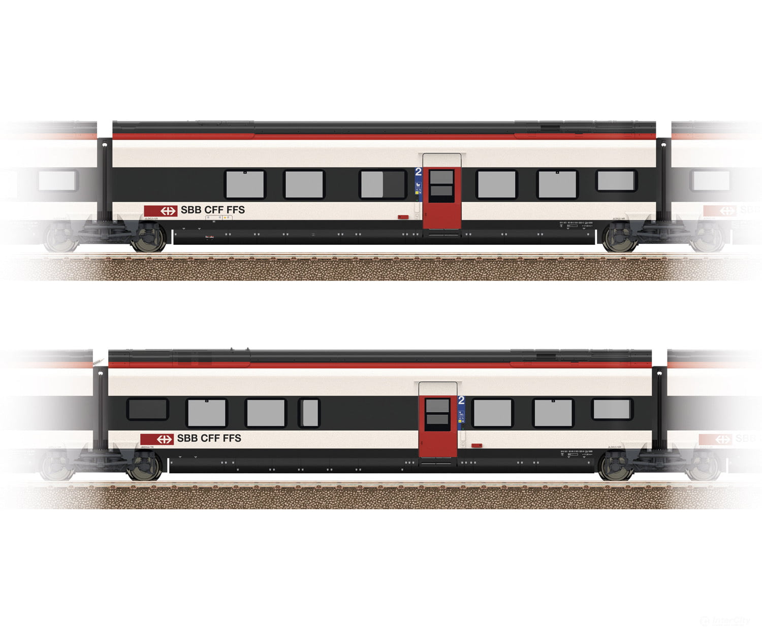 Trix 23281 Add-On Car Set 1 for the Class RABe 501 Giruno - Default Title (IC-TRIX-23281)