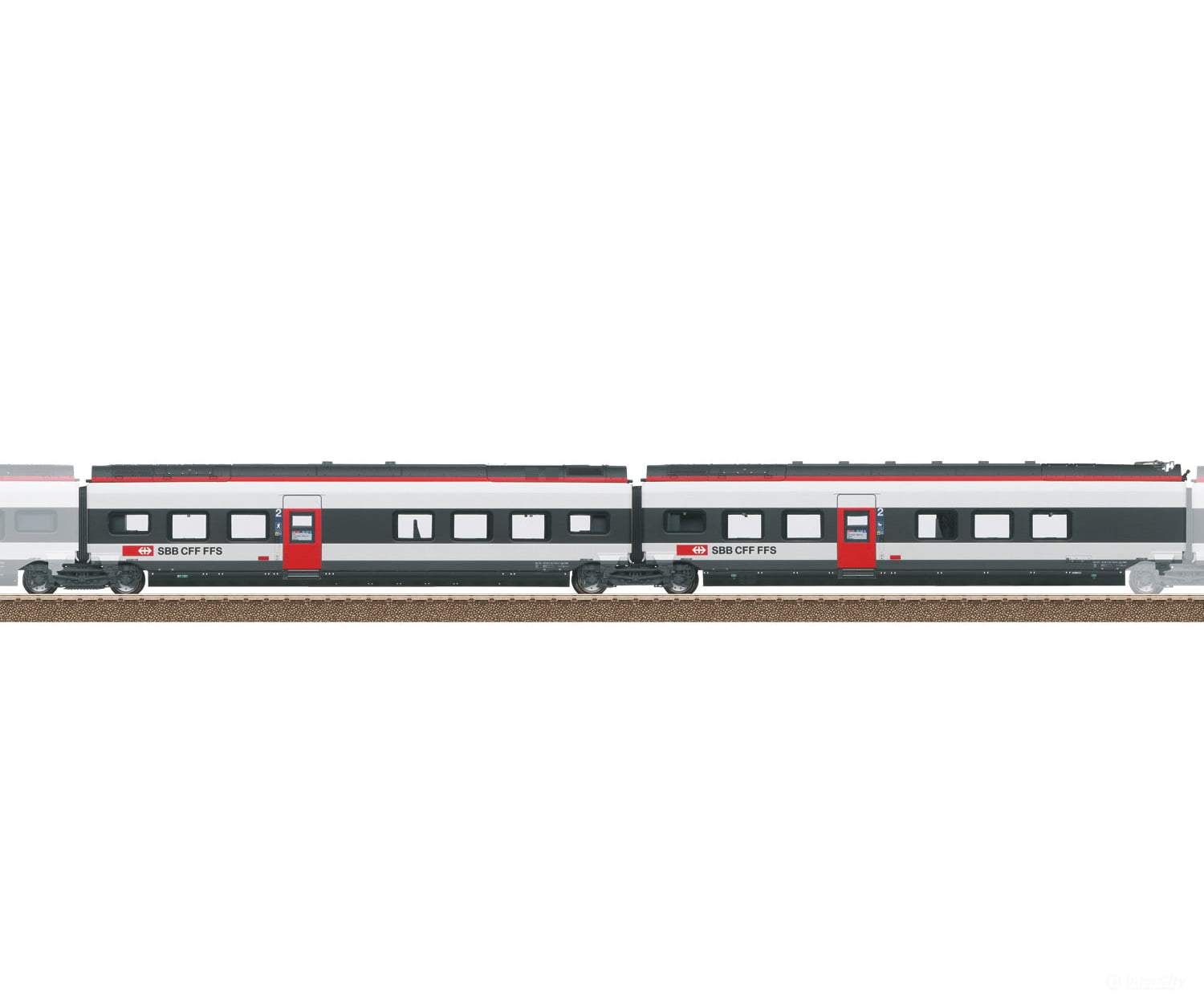 Trix 23282 Add-On Car Set 2 for the Class RABe 501 Giruno - Default Title (IC-TRIX-23282)
