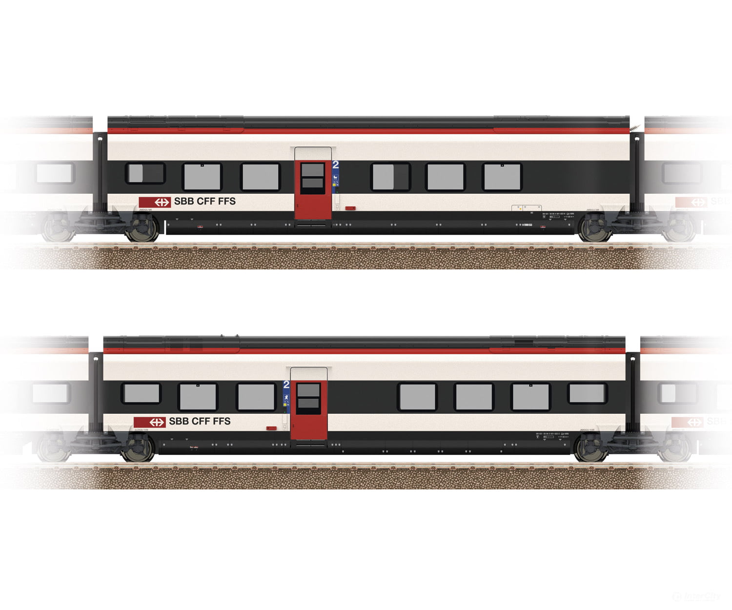 Trix 23282 Add-On Car Set 2 for the Class RABe 501 Giruno - Default Title (IC-TRIX-23282)