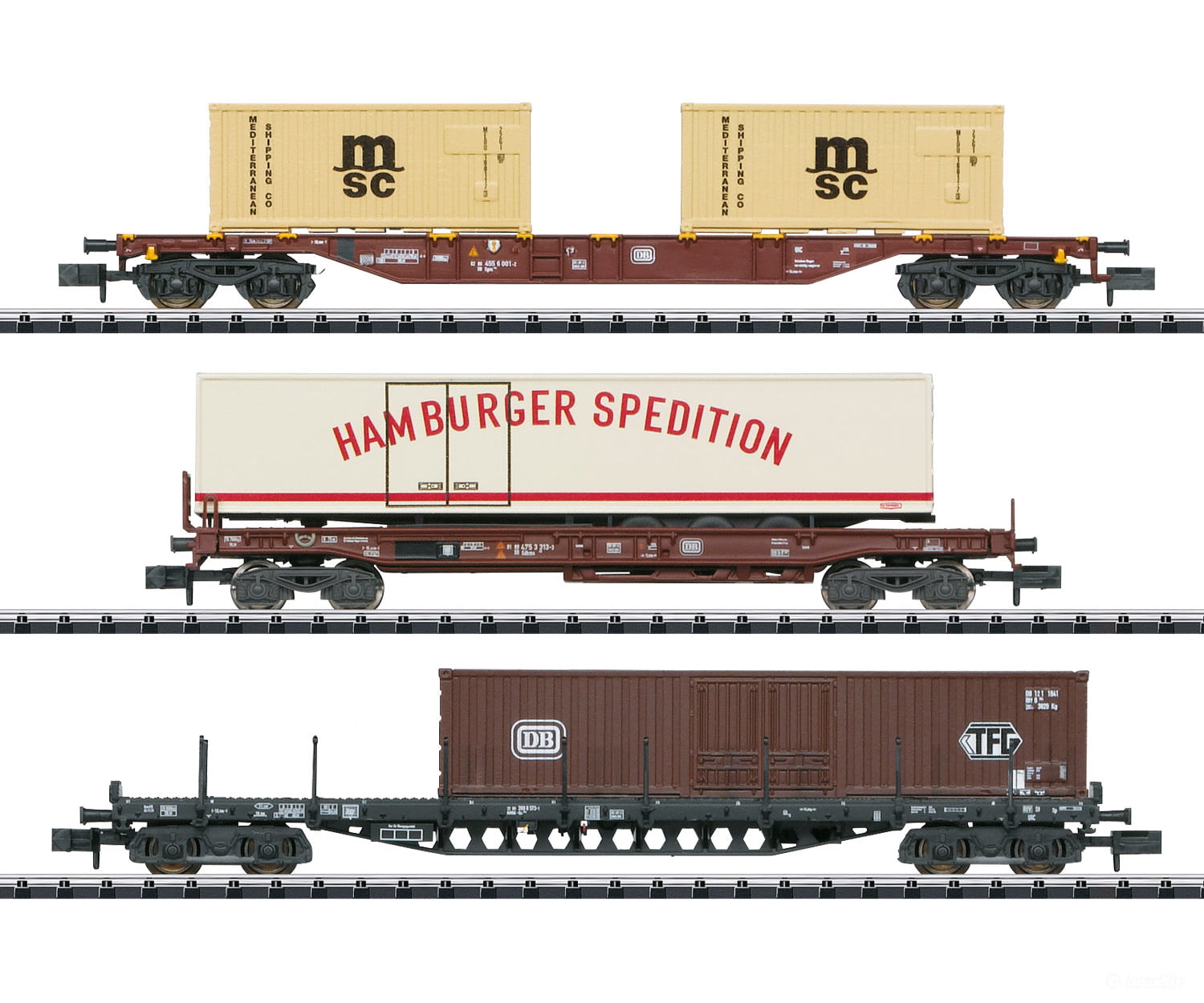 Trix 18702 Container Service Freight Car Set - Default Title (IC-TRIX-18702)