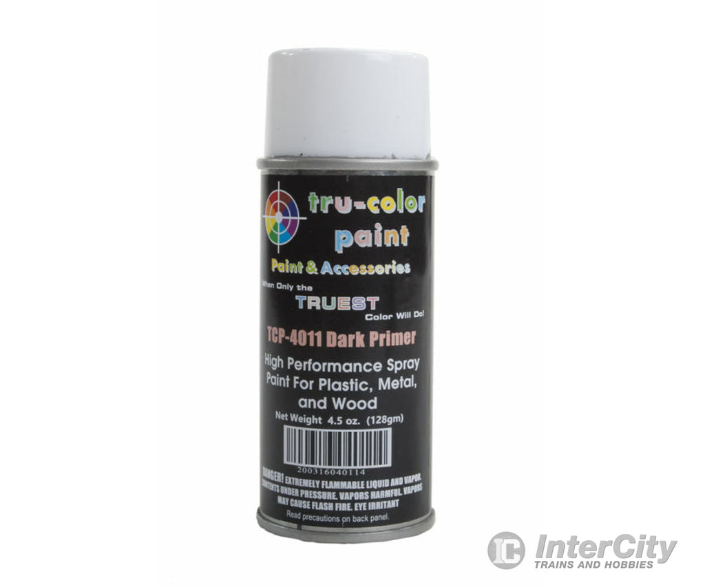 Tru-Color Paint 4011 Aerosol Spray 4.5Oz 135Ml Can -- Gloss Dark Primer