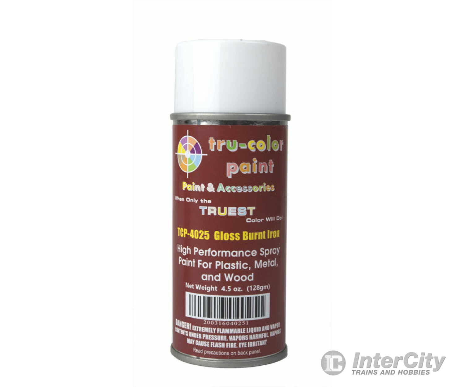 Tru-Color Paint 4025 Aerosol Spray 4.5Oz 135Ml Can -- Matte Burnt Iron