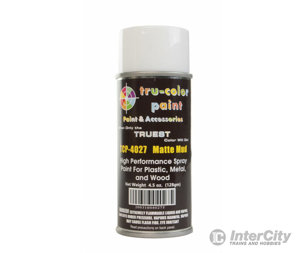 Tru-Color Paint 4027 Aerosol Spray 4.5Oz 135Ml Can -- Matte Mud