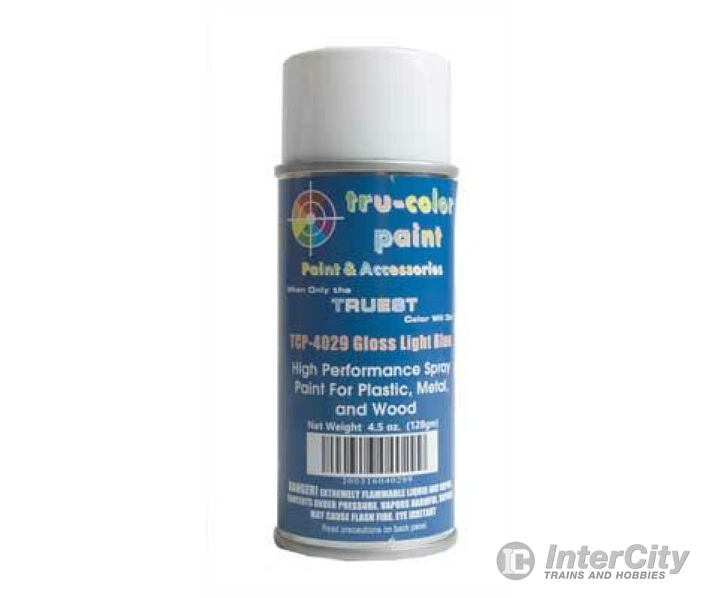 Tru-Color Paint 4029 Aerosol Spray 4.5Oz 135Ml Can -- Gloss Light Blue