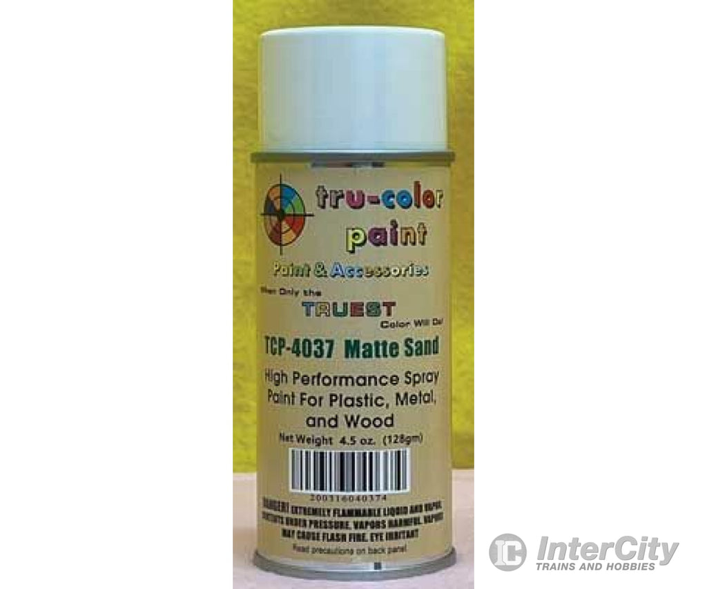 Tru-Color Paint 4037 Aerosol Spray 4.5Oz 135Ml Can -- Matte Sand