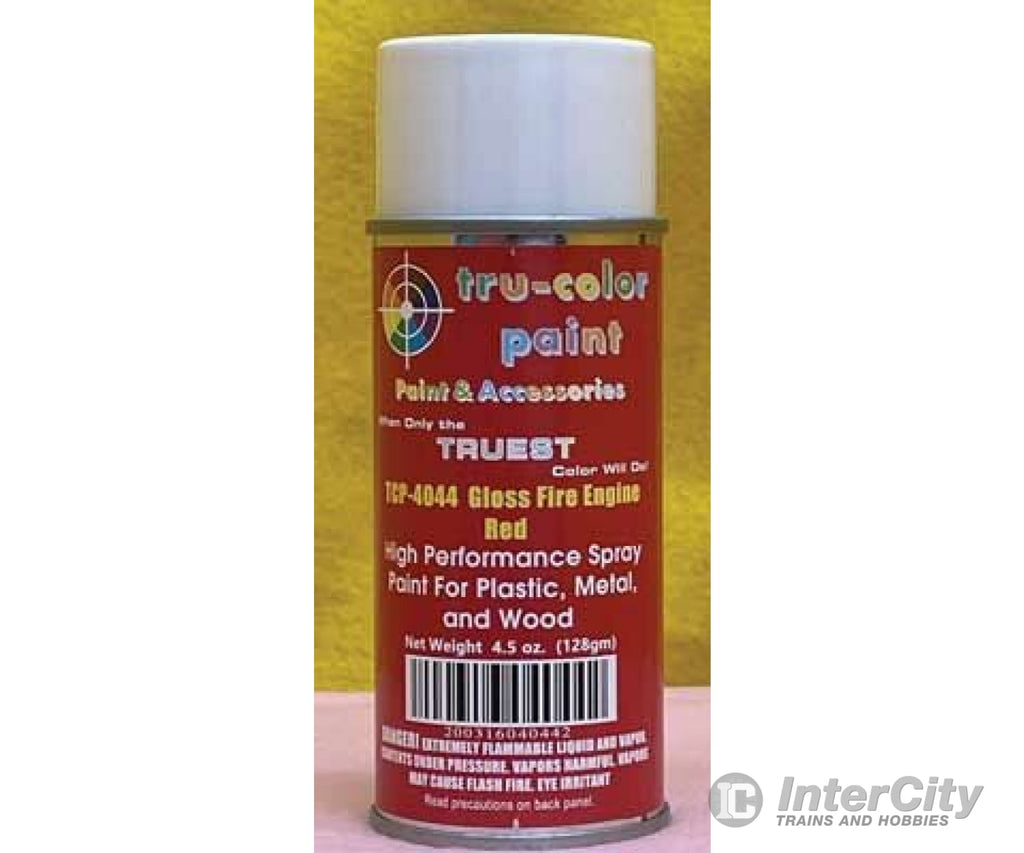 Tru-Color Paint 4044 Aerosol Spray - 4.5Oz 135Ml Can -- Gloss Bright Red