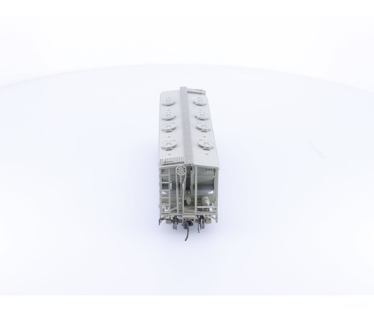 TrueLine Trains 300352 HO 4 Bay Covered Hopper BCOL BC Rail (BCOL) 2103 - Freight Cars