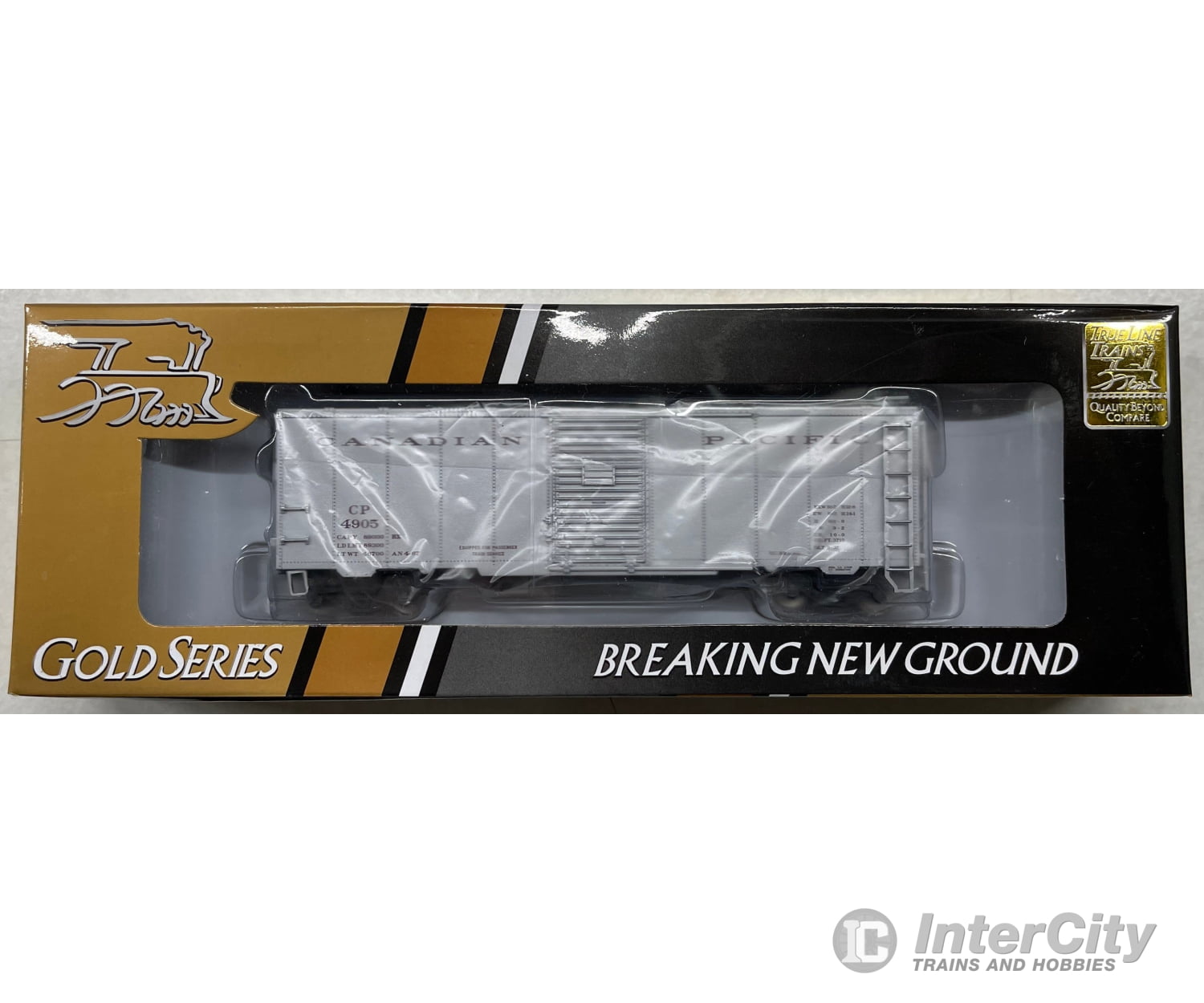 TrueLine HO 300221 CPR Silver Express Box Car Rd# 4905 Freight Cars