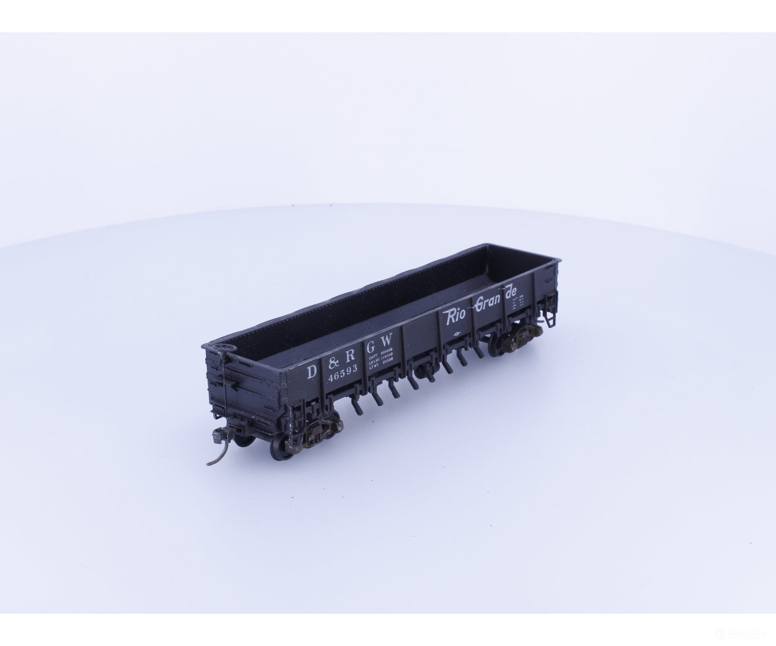Ulrich 136 HO General Service Gondola Denver and Rio Grande Western (DRGW) 46593 - Freight Cars