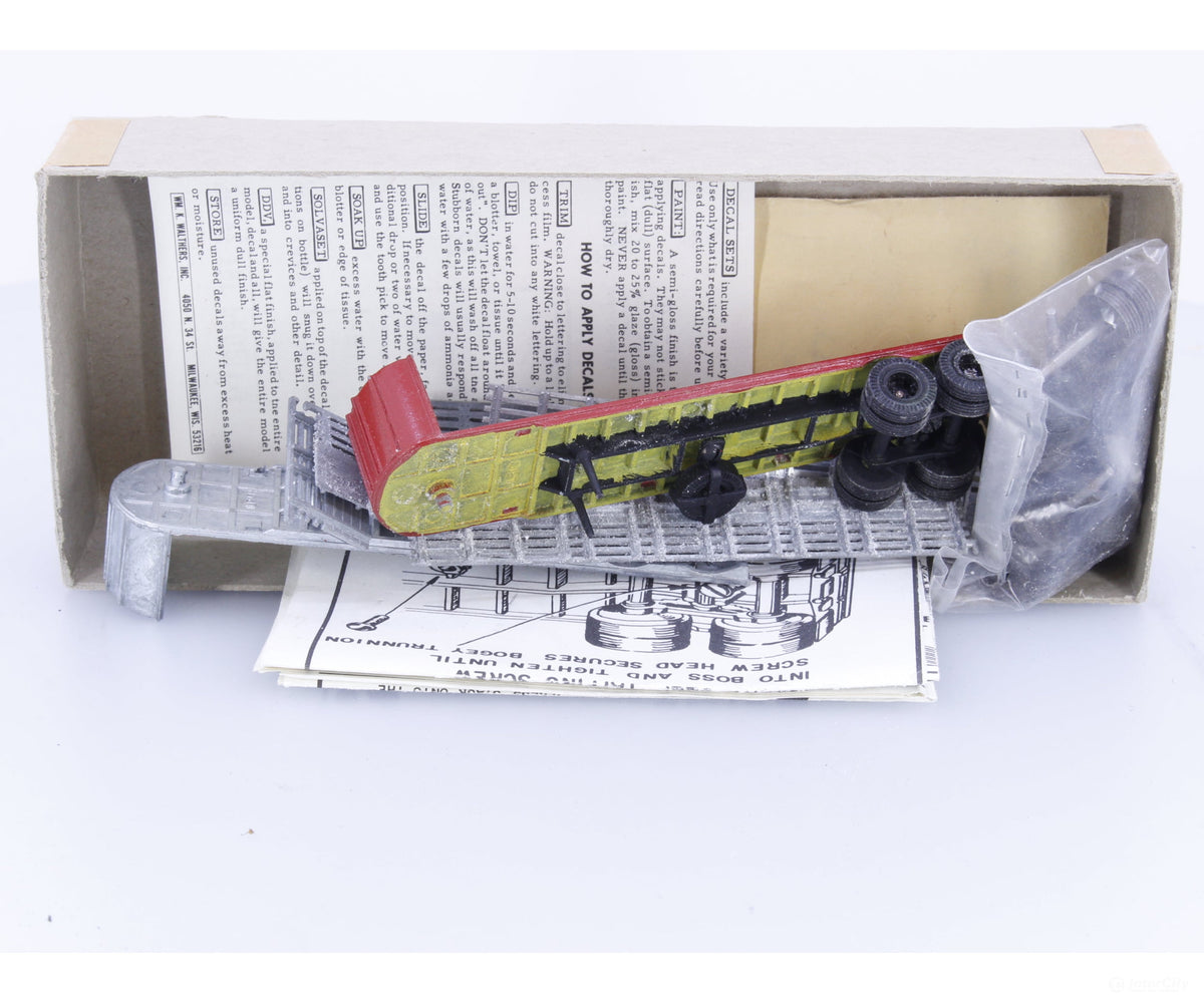 Ulrich 931-541 HO Die Cast Kenworth Tractor and Flat Bed Trailer - Vehicles