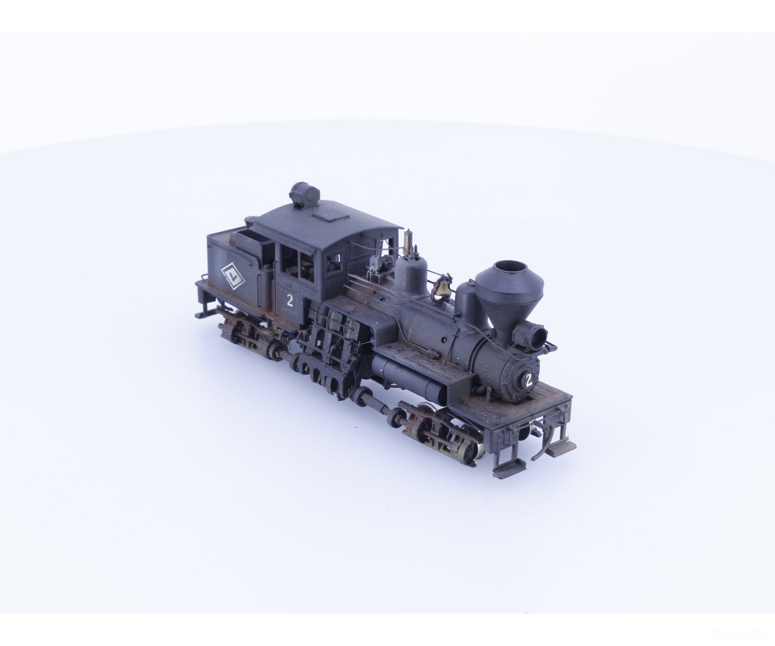 United Scale Models 25TSHC HO Brass 25 Ton 2 Truck Shay Hillcrest Railroad 2 Analog DC Locomotives