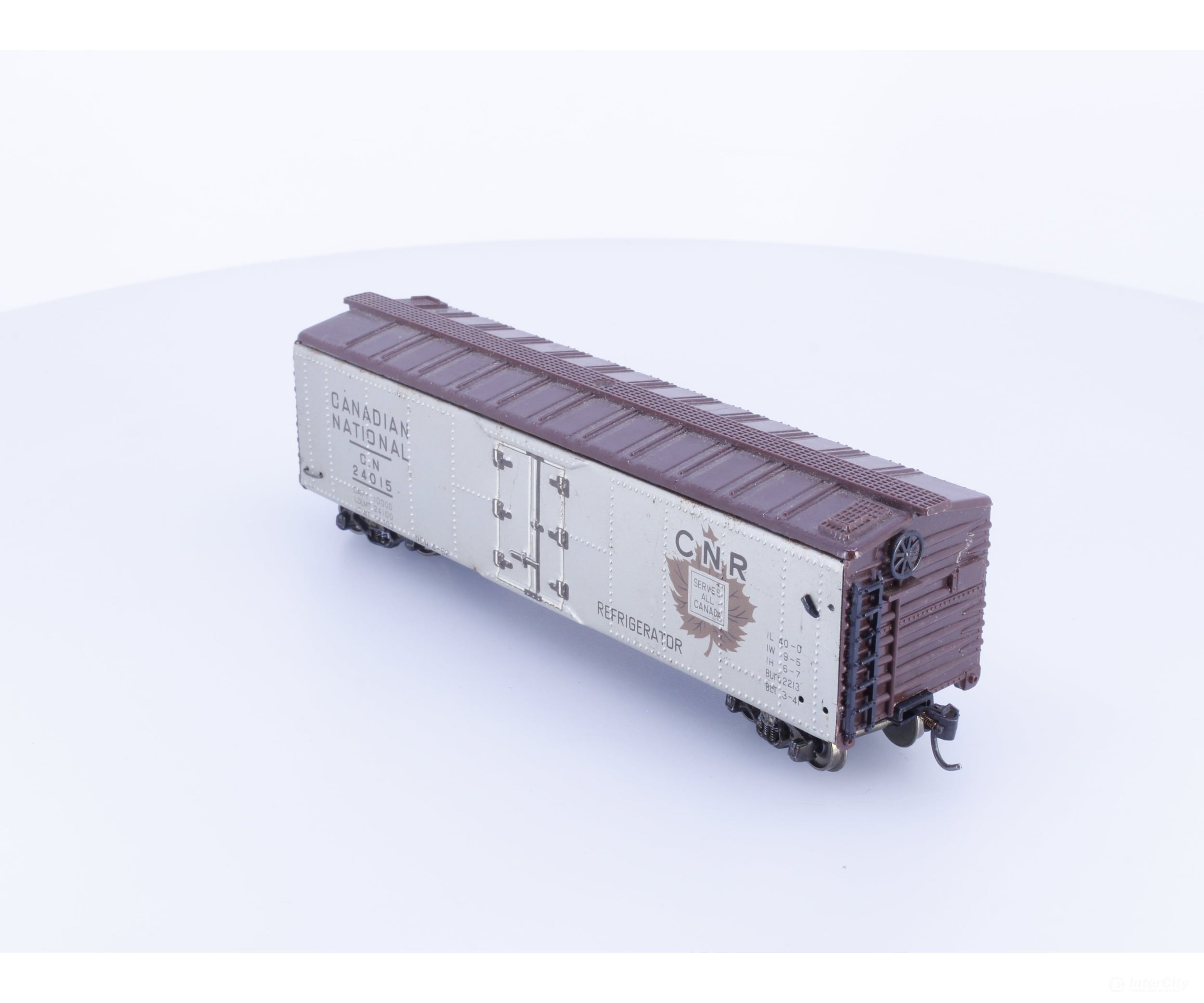 Unknown 1-119 HO 40’ Single Door Boxcar Canadian National (CN) 24015 Freight Cars