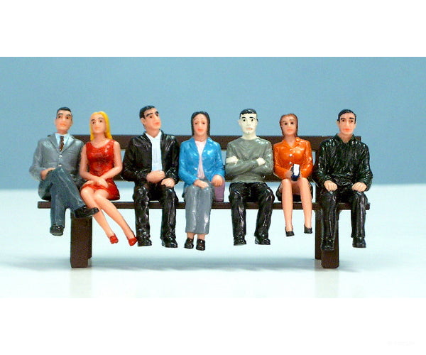 USA Trains R310 G Passenger Car Sitting Figures Set #1(7) - Figures
