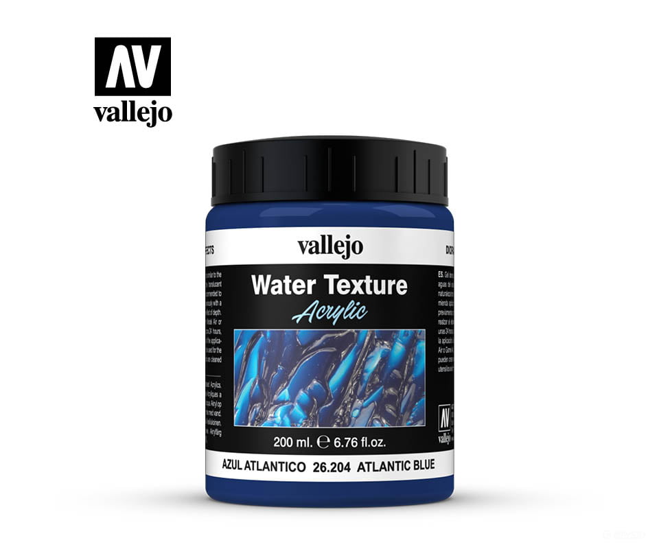 Vallejo 26204 26.204 Diorama Effects Atlantic Blue Water Textures 200 Ml Other Scenery