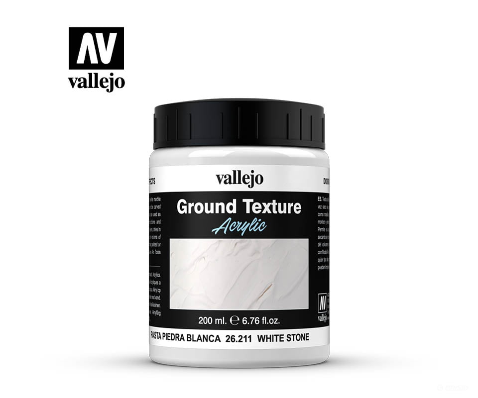 Vallejo 26211 26.211 Diorama Effects White Stone Paste Ground Textures 200 Ml Other Scenery