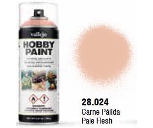 Vallejo 28.024 Pale Flesh Aerosol 400ml Color Primer - Default Title (CH-940-28024)