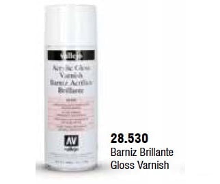 Vallejo 28.530 Gloss Varnish Aerosol 400ml - Default Title (CH-940-28530)