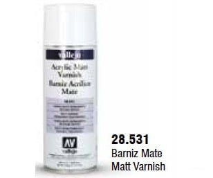 Vallejo 28.531 Matt Varnish Aerosol 400ml - Default Title (CH-940-28531)