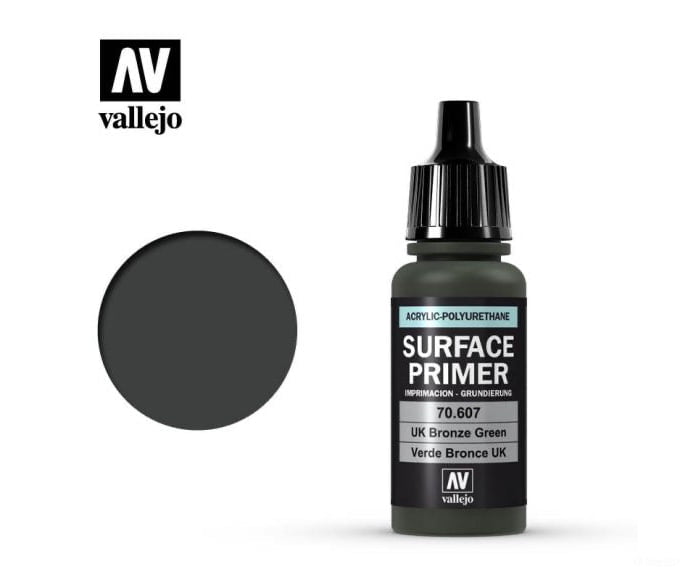 Vallejo 70.607 Uk Bronze Green Primer 17ml - Default Title (CH-940-70607)