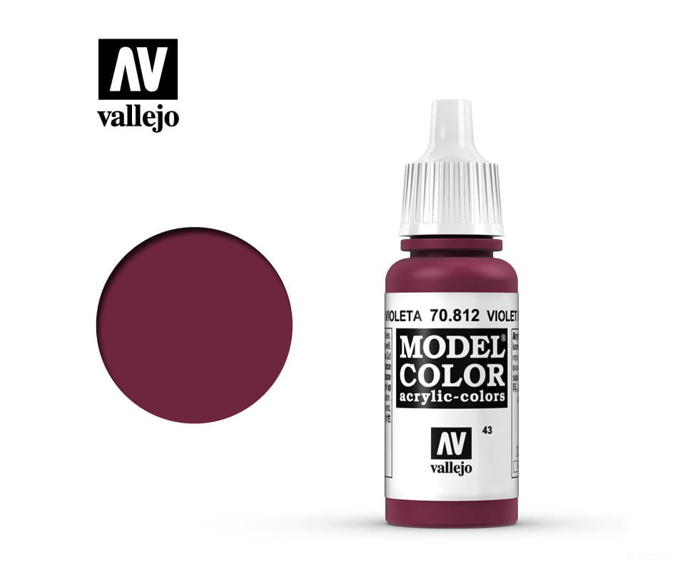 Vallejo 70.812 Model Color Violet Red 17ml - Default Title (CH-940-70812)