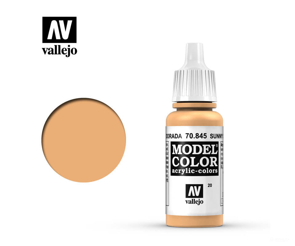 Vallejo 70.845 Model Color Sunny Skin Tone 17ml - Default Title (CH-940-70845)
