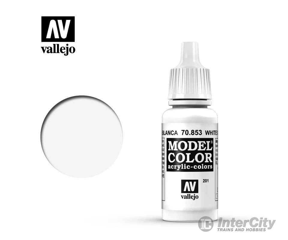 Vallejo 70.853 Model Color White Glaze 17ml - Default Title (CH-940-70853)