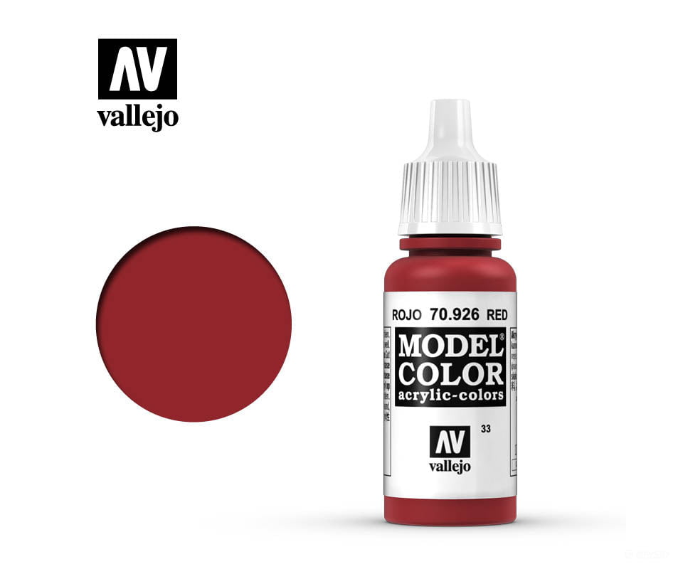 Vallejo 70.926 Model Color Red 17ml - Default Title (CH-940-70926)