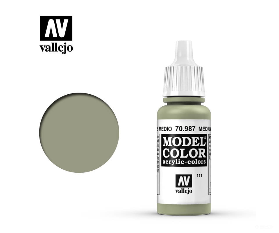 Vallejo 70.987 Model Color Medium Grey 17ml - Default Title (CH-940-70987)