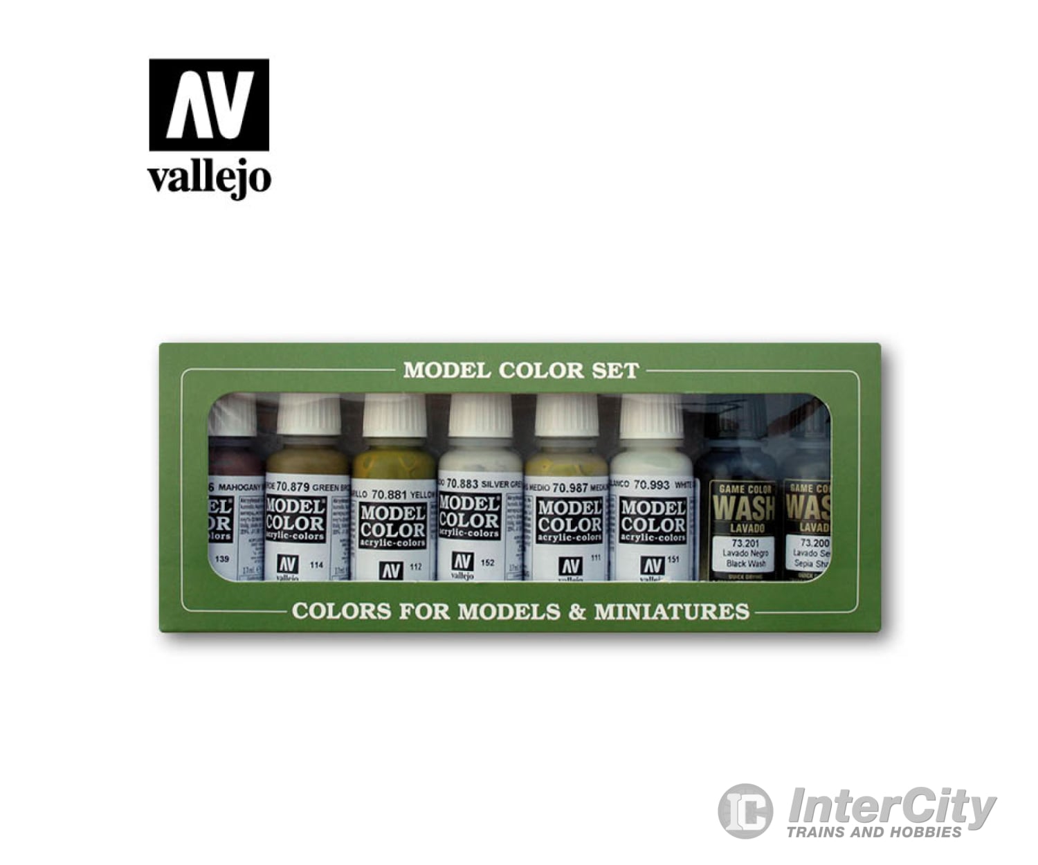 Vallejo Model Air Set 71178 Basic Color Pack (16)